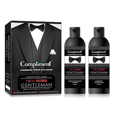 М набор Тимекс "Compliment" Boss №1770 Gentleman (Шампунь 250мл+Бальзам 250мл).10 /640323
