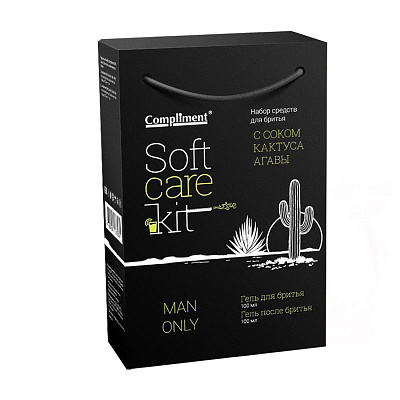 М набор Тимекс "Compliment" Soft Care Kit.Man Only № 1292 (Гель д/бритья+Гель п/бритья).8 /873074